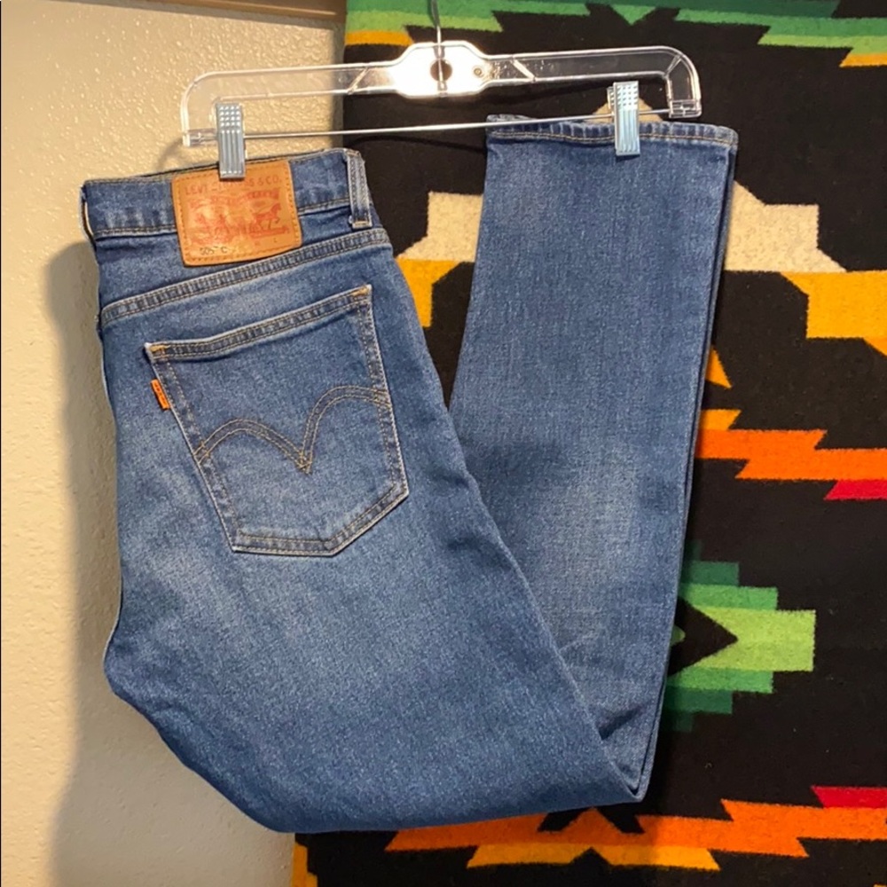 Levi's 505c straight cropped Jeans